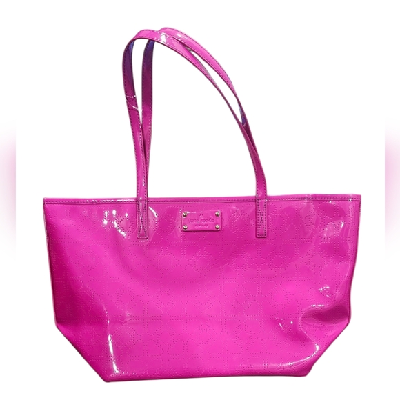 Signature Kate Spade Hearts Punched Tote - Picture 2 of 2